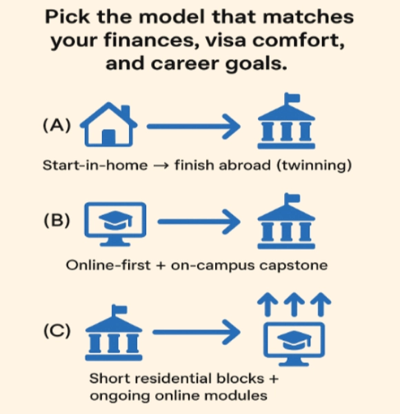 Study Abroad Hybrid Learning Different Models